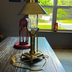 Orient Express Paris Istanbul vintage Lamp.